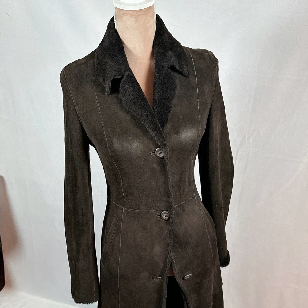 Shearling Lambskin Coat, Women Full Length Leather Coat